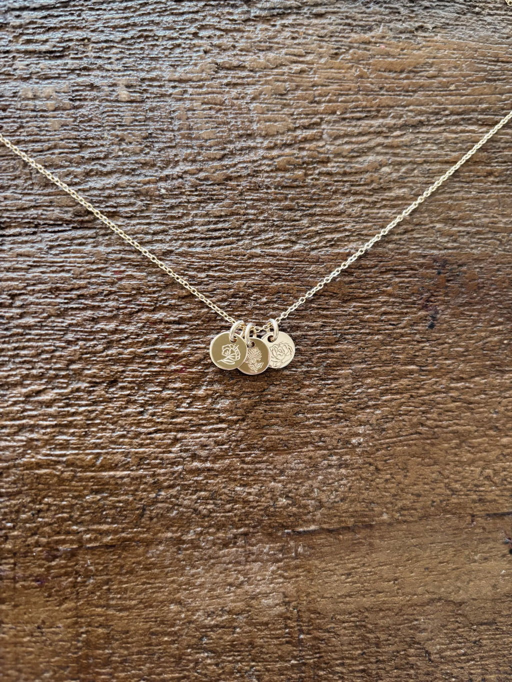 Birth Flower Necklace