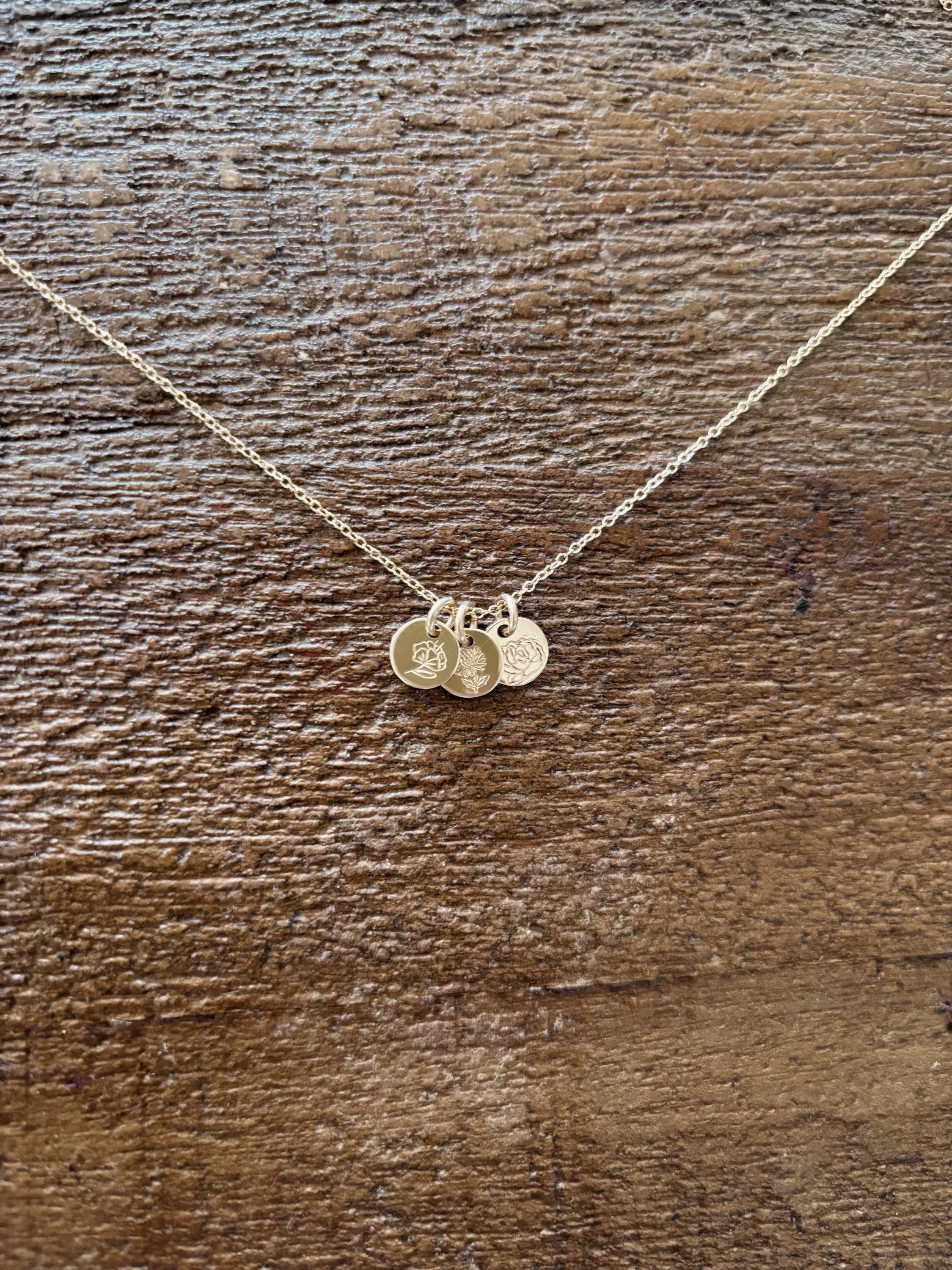 Birth Flower Necklace