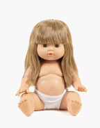 Baby Nina with Petal Pink Ribbed Set (34cm)