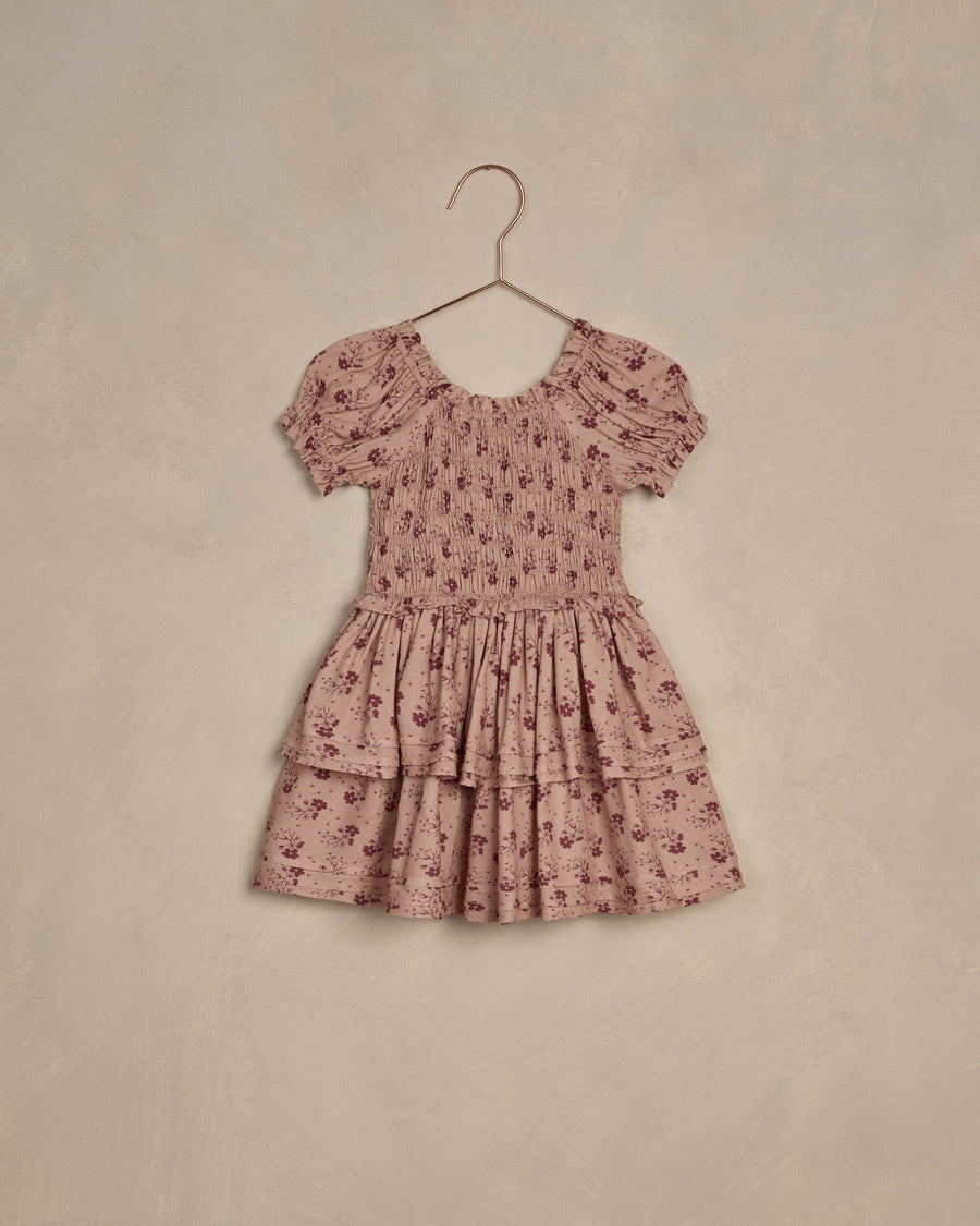 Fig Ditsy Cosette Dress