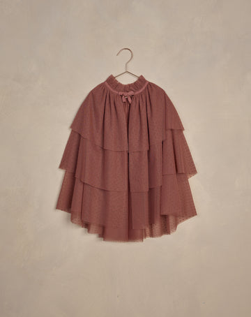 Poppy Tulle Cape