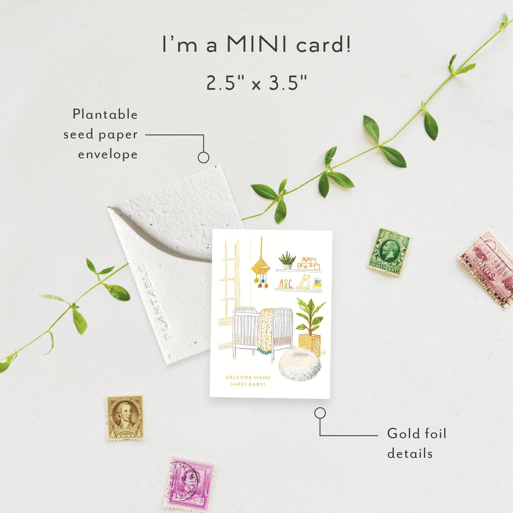 Nursery Mini Greeting Card