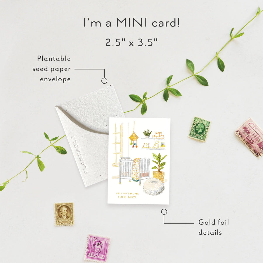Nursery Mini Greeting Card