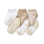 Set of 6 Organic Ankle Socks - Oat