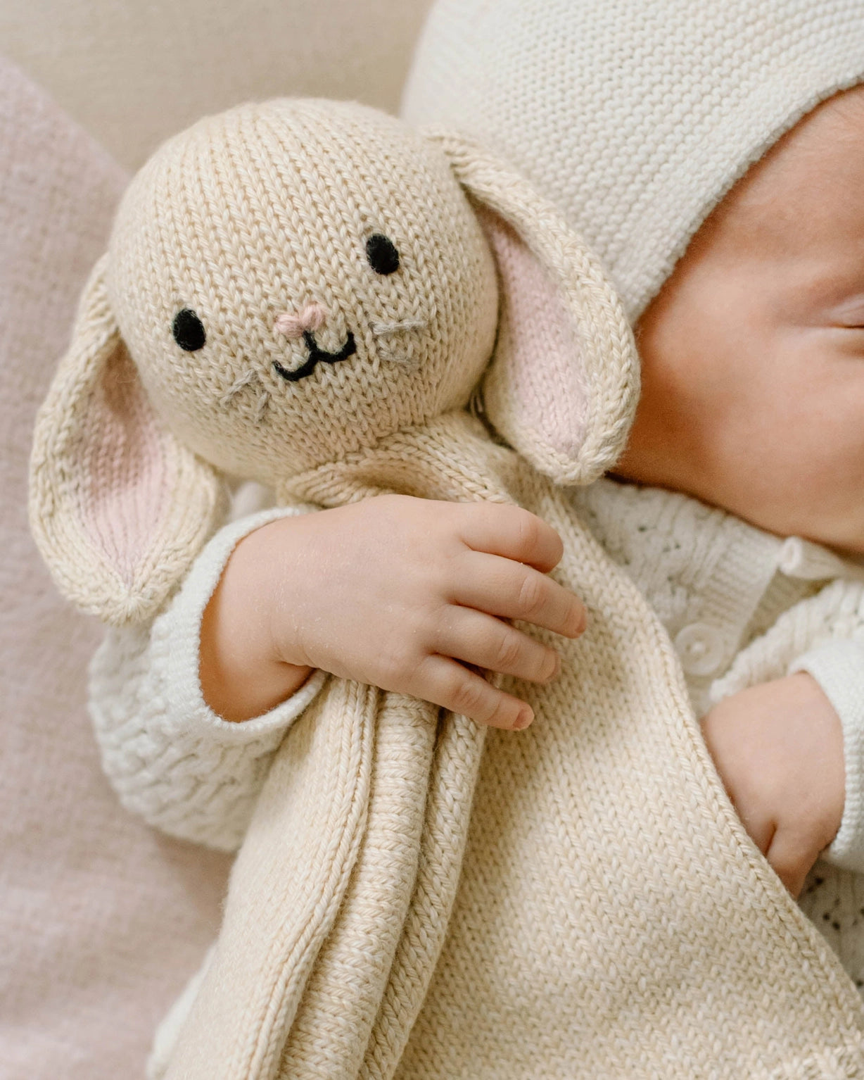 Oatmeal Baby Bunny Lovey