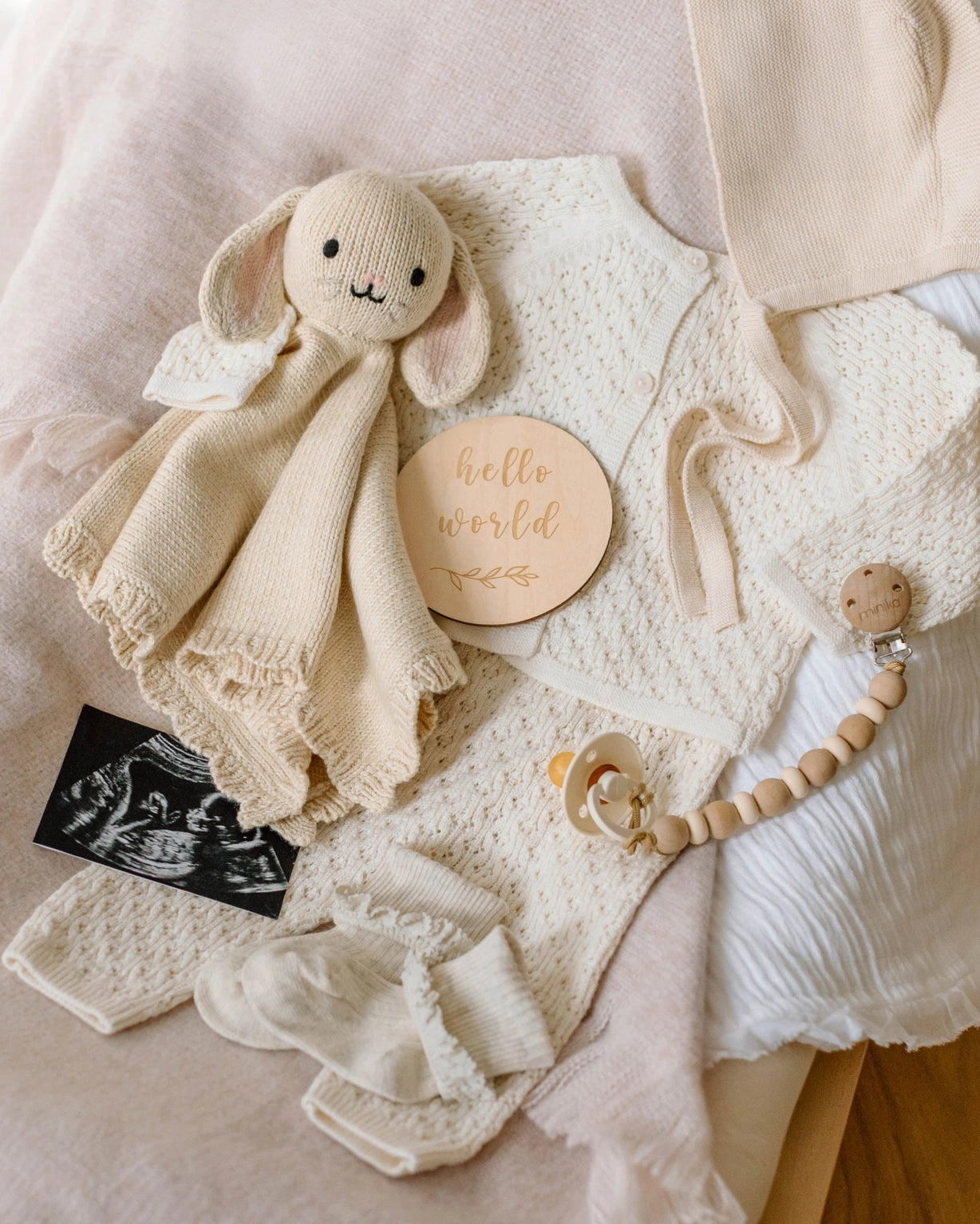 Oatmeal Baby Bunny Lovey