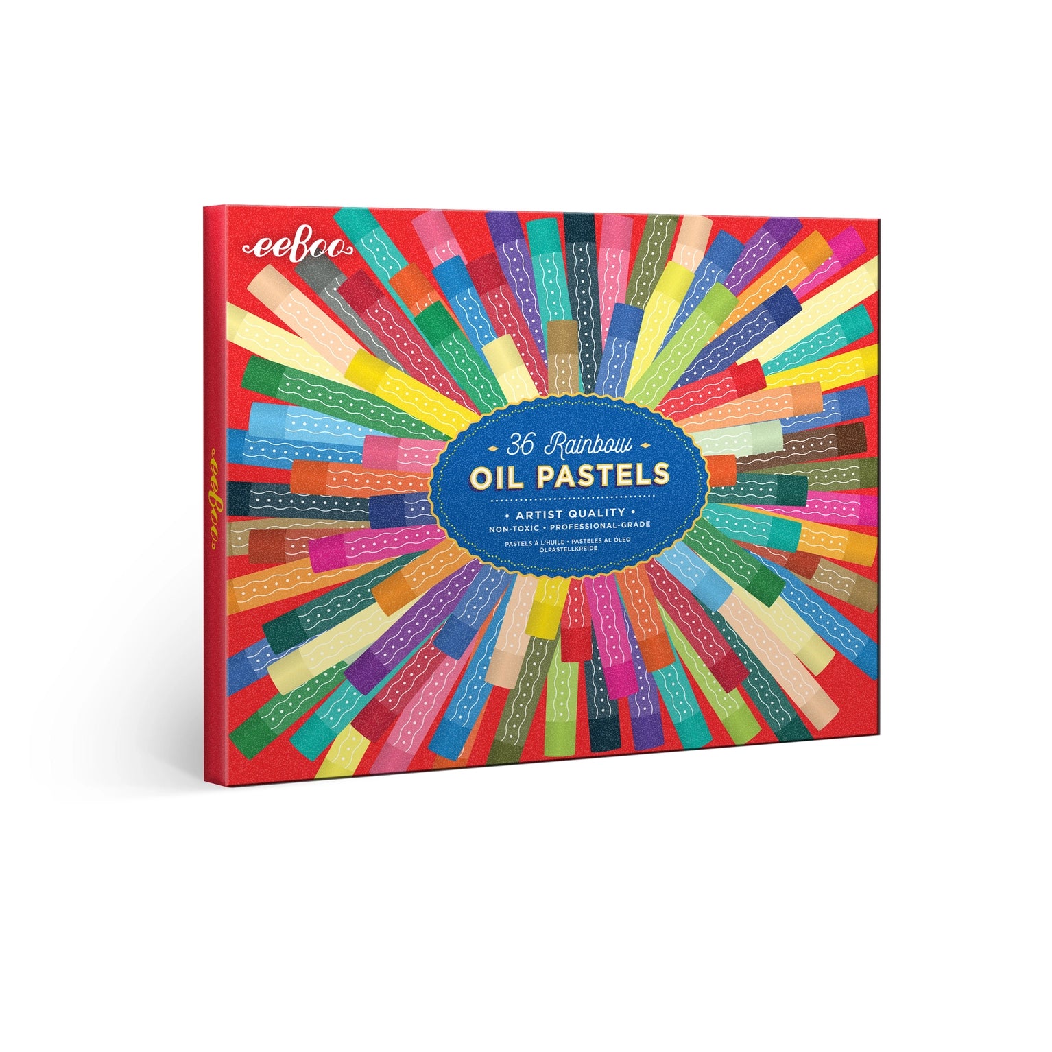 Rainbow Oil Pastels - Set of 36