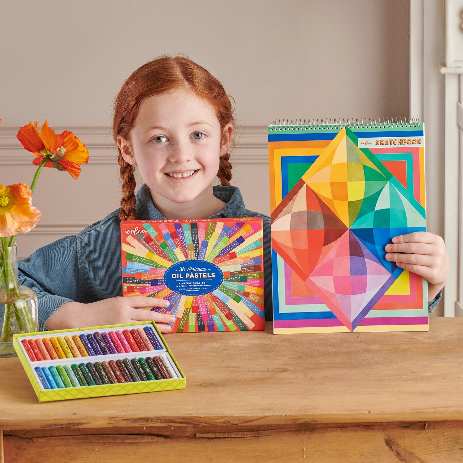 Rainbow Oil Pastels - Set of 36