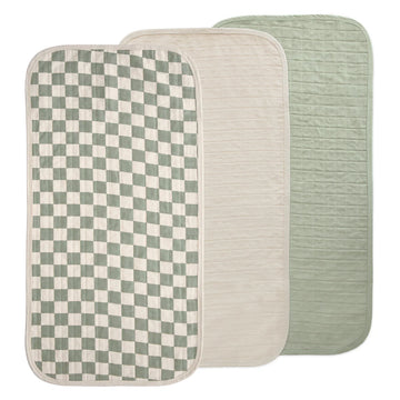 Changing Pad Liner (3 Pack) - Olive Check Combo