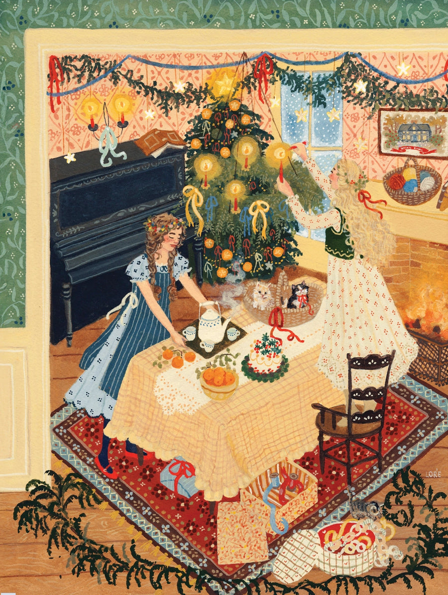 Christmas At Orchard House Loré Pemberton Puzzle (500 pieces)