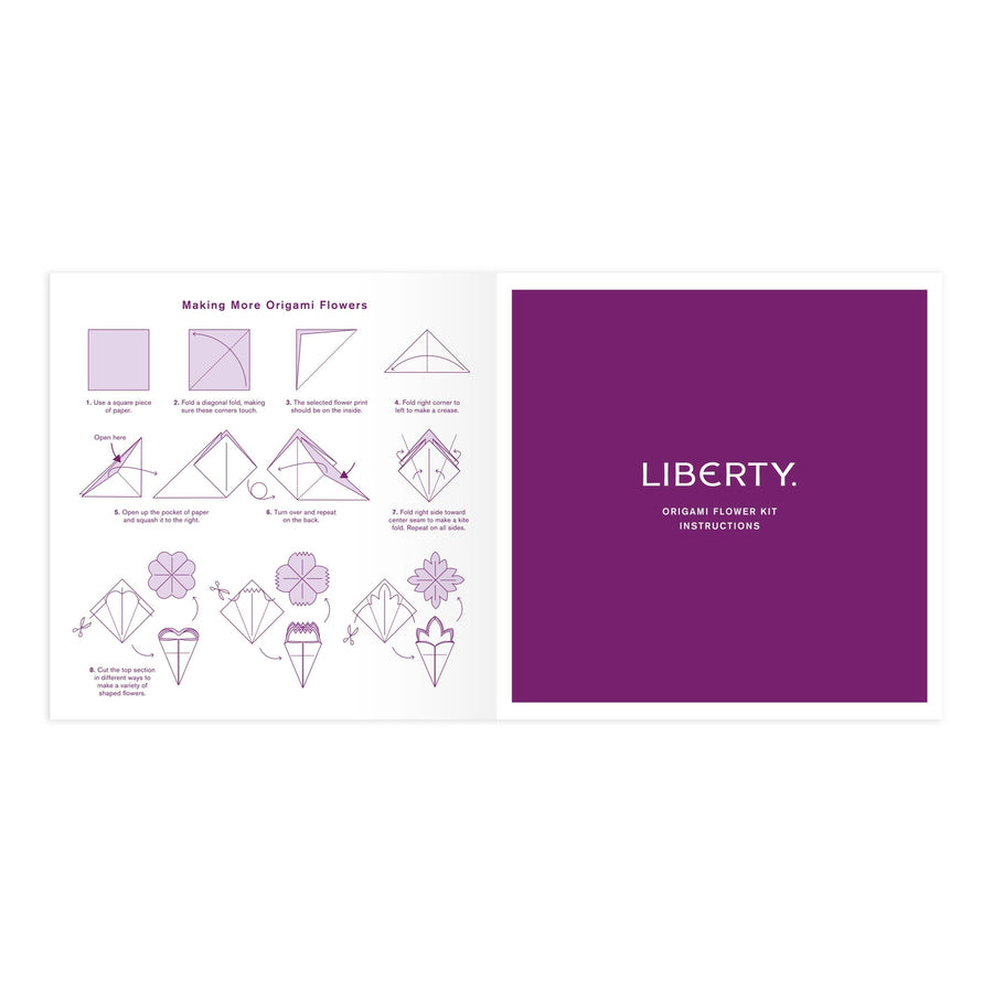 Liberty Floral Origami Flower Kit