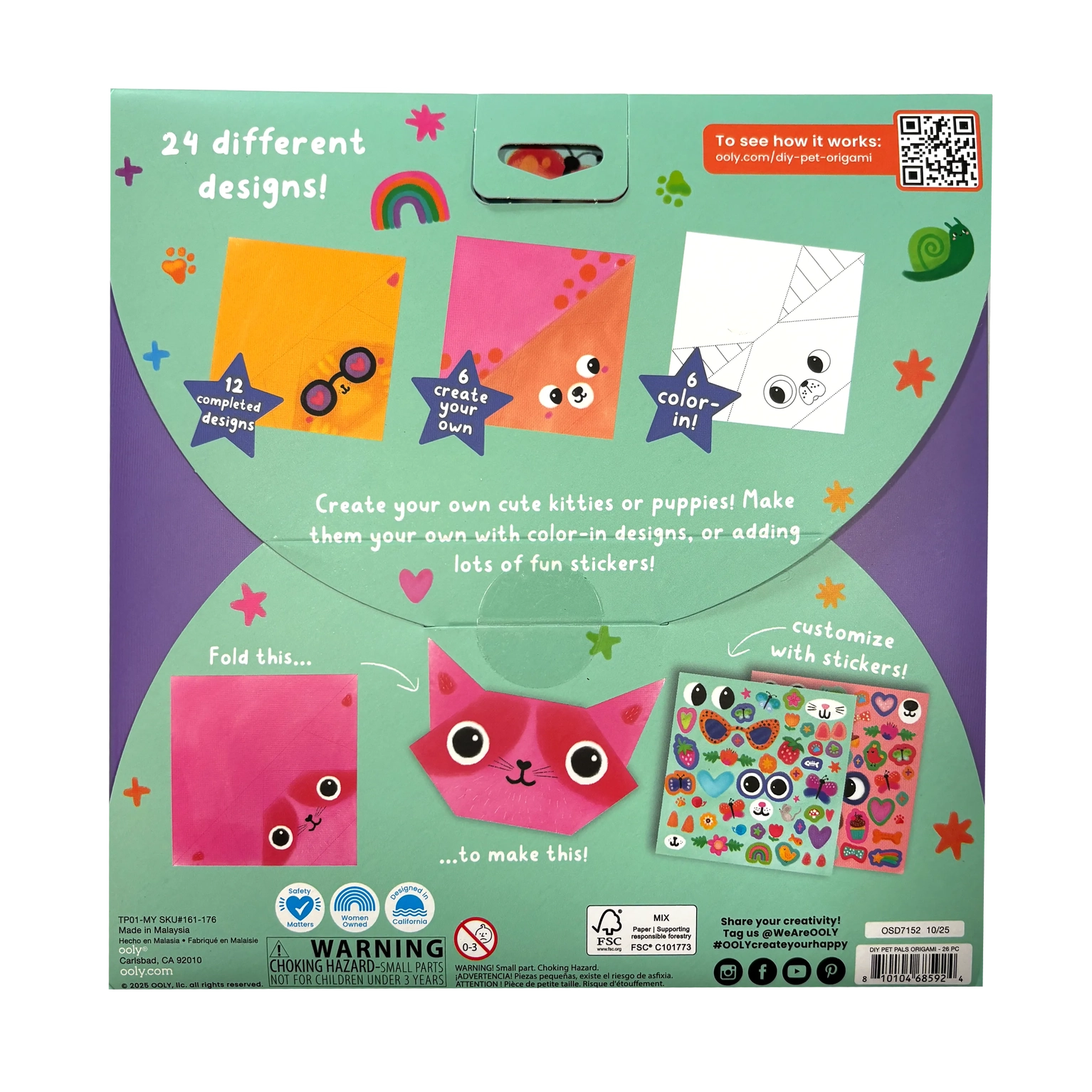Pet Pals Origami - Set of 24 Designs
