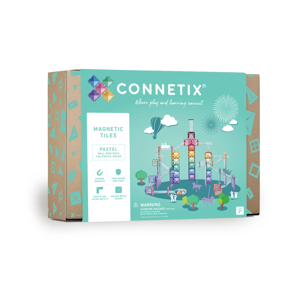 CONNETIX Pastel Ball Run Pack | 106 Pieces