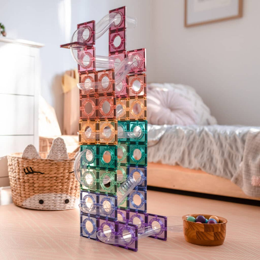CONNETIX Pastel Ball Run Pack | 106 Pieces