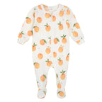 Peaches Zipper Footie