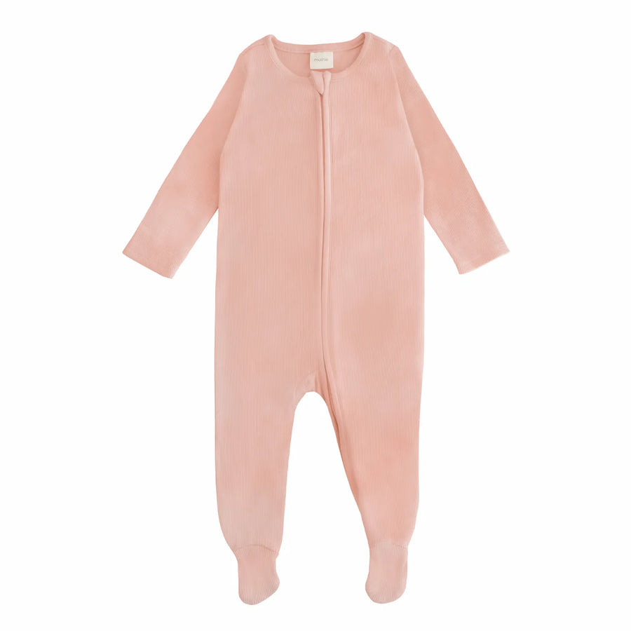 Zipper Pajama - Blush