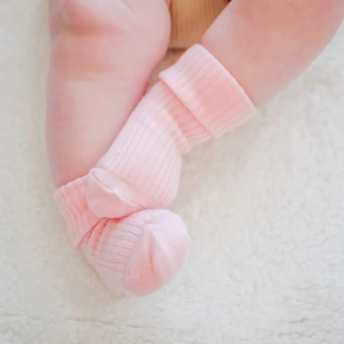 Merino Wool Baby Sock Set - Pink&Rose