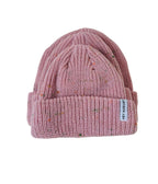 Pink Speck Thick Knit Beanie