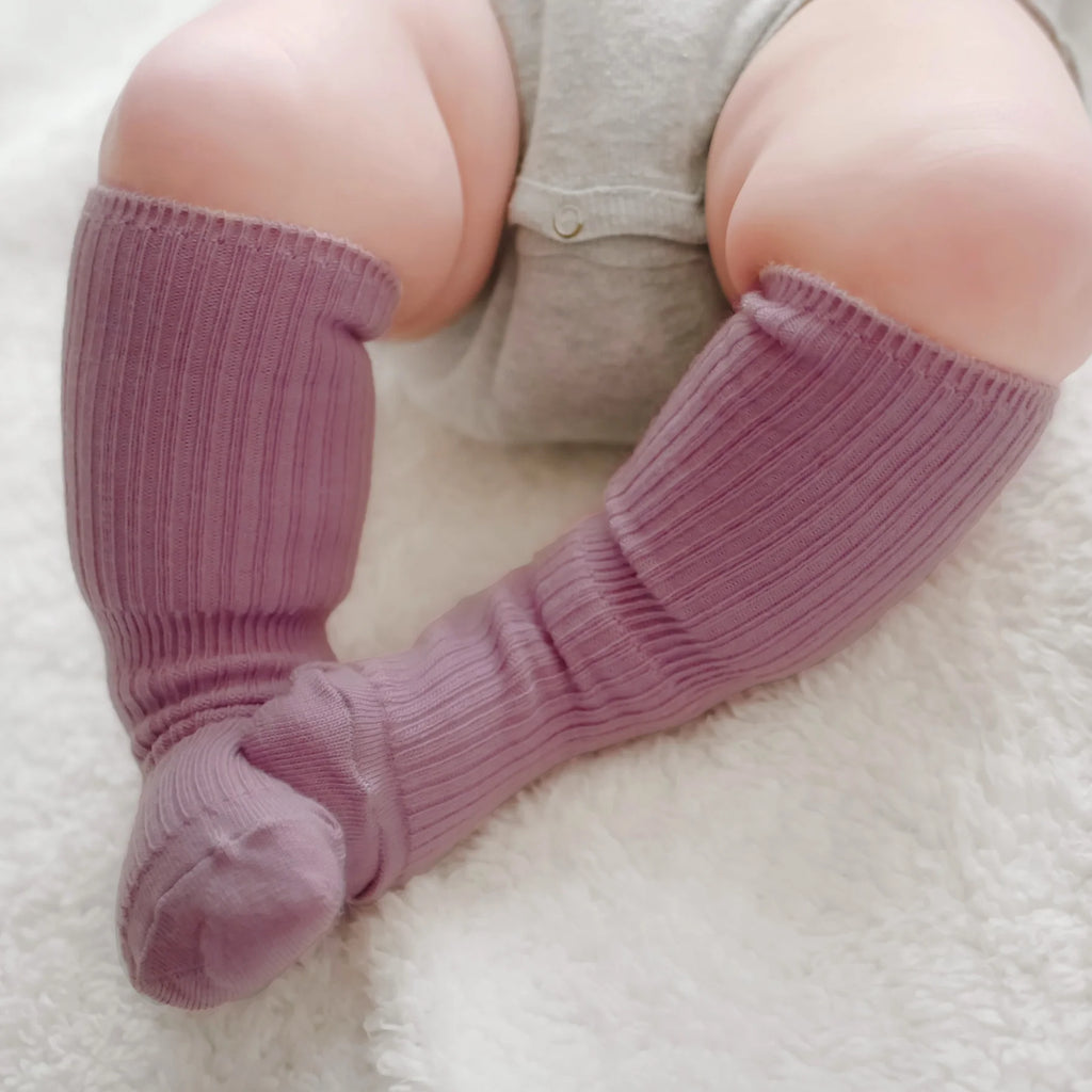 Merino Wool Baby Sock Set - Pink&Rose