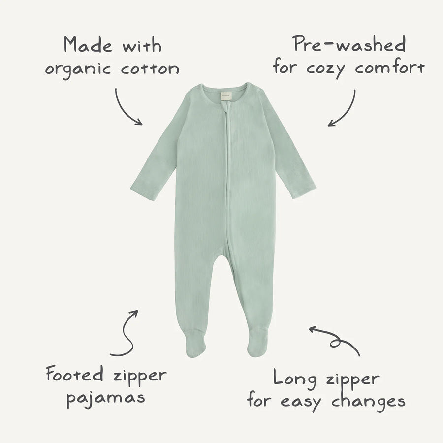 Zipper Pajama - Blush
