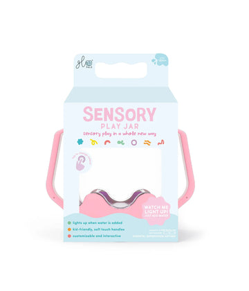 Sensory Play Jar - Bubblegum Pink