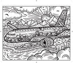 Planes and Helicopters Magic Painting Book