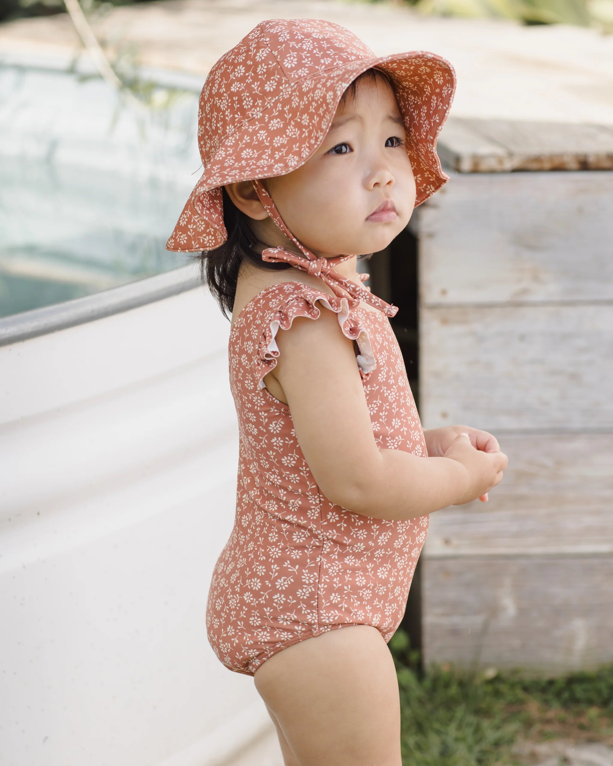 Poppy Floral One-Piece Swimsuit