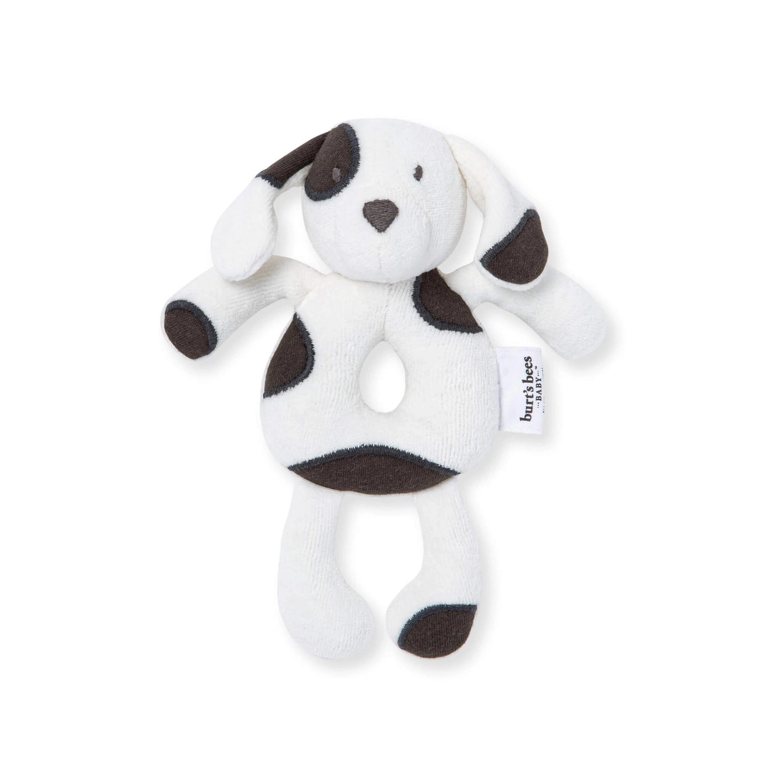 Organic Puppy Plush Baby Rattle