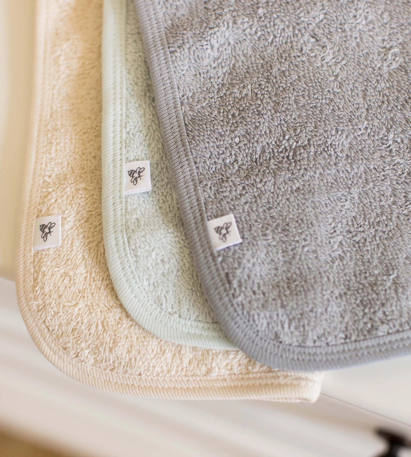 Organic Cotton Washcloth 3-Pack - Quarry