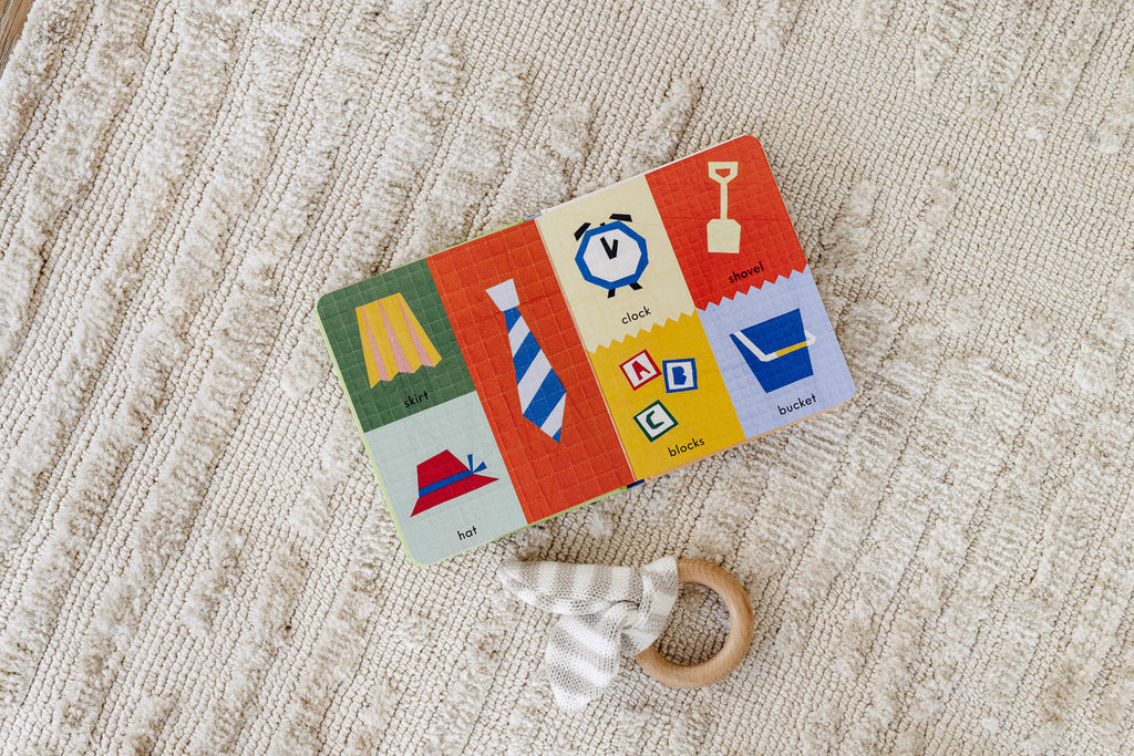 First Words with Cute Quilted Friends Board Book