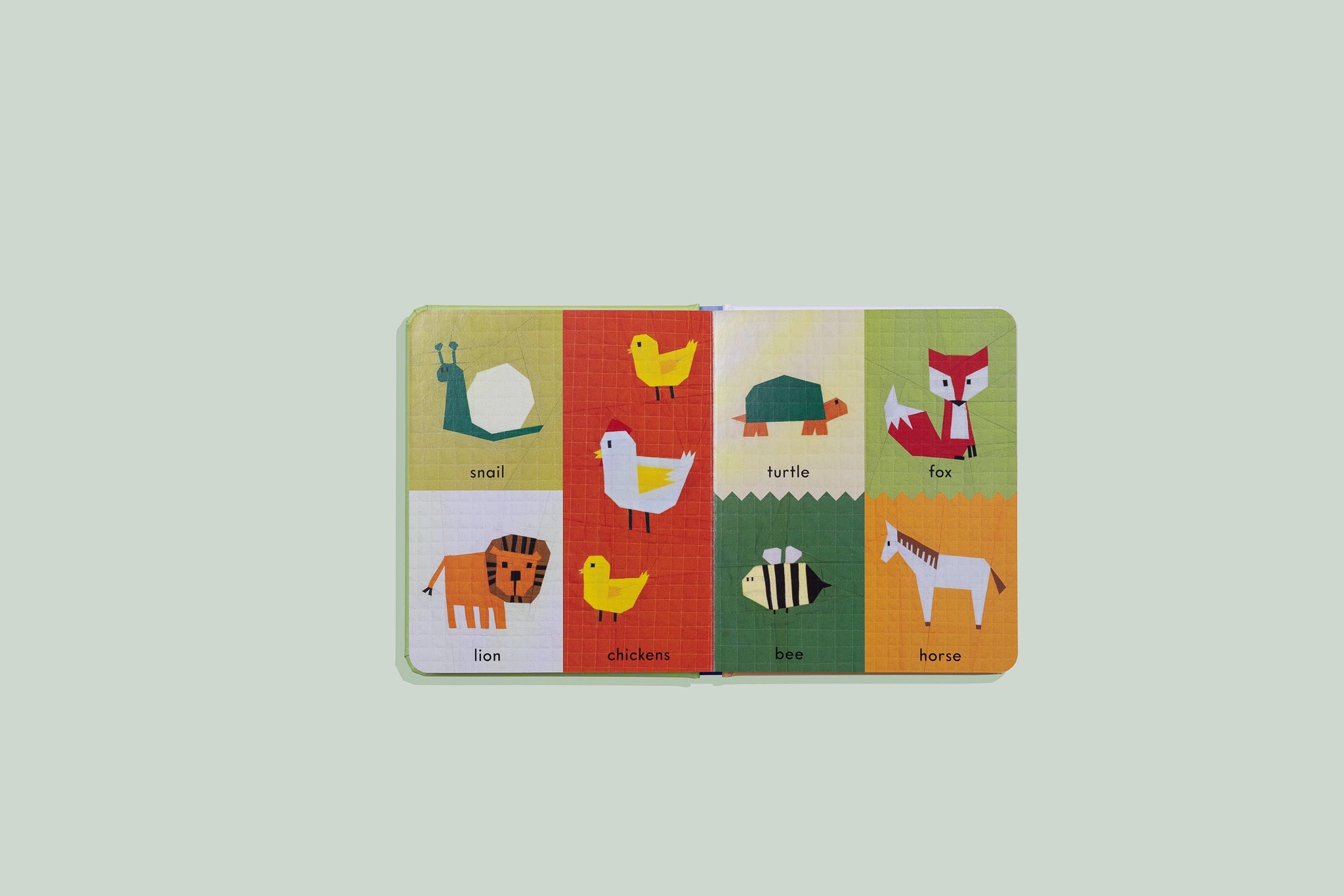 First Words with Cute Quilted Friends Board Book