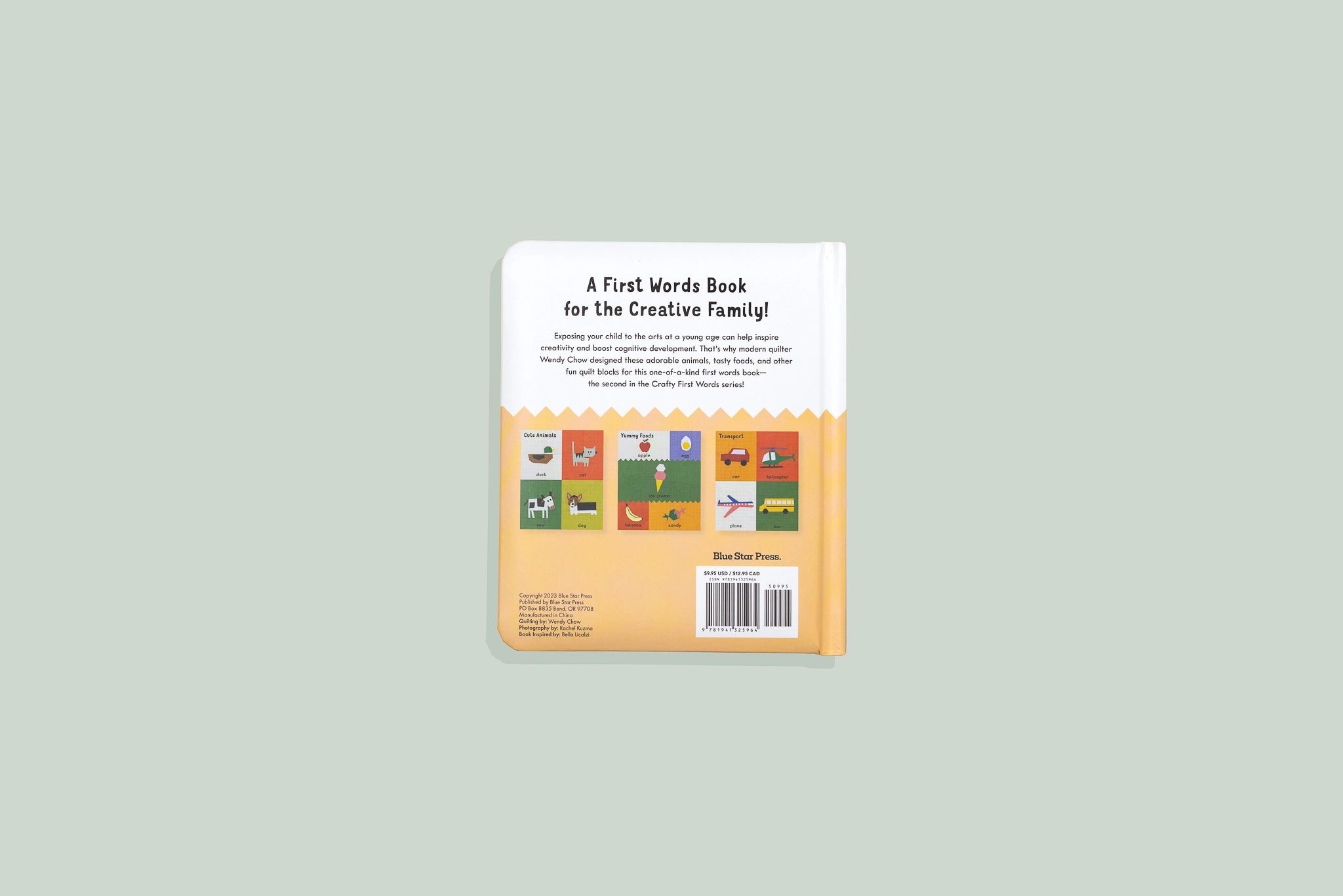 First Words with Cute Quilted Friends Board Book