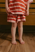 Red Blossom Stripe Quinlan Set