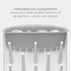 Vertical Bottle Drying Rack - Grey