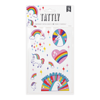 Rainbow Unicorns Tattoo Sheets