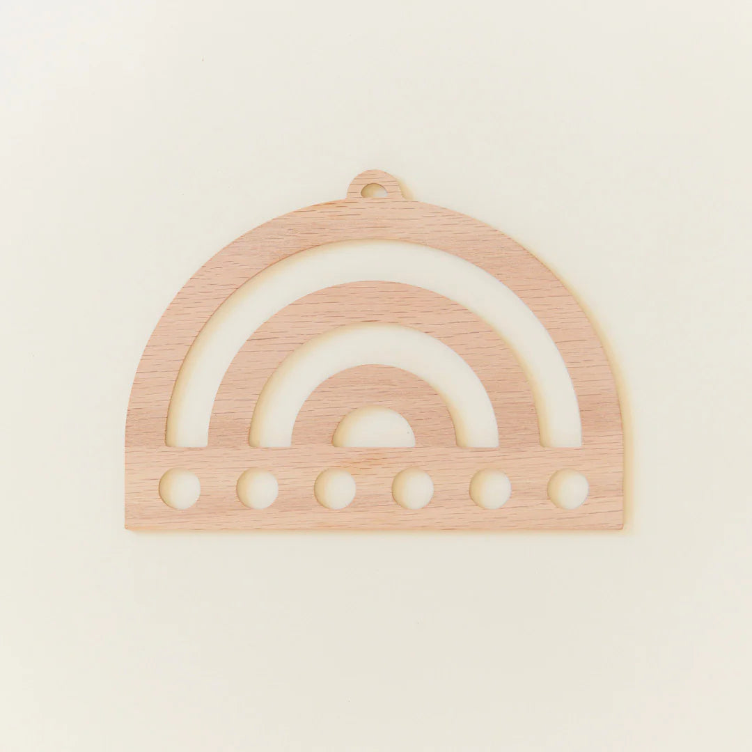 Wooden Rainbow Display For Playsilks