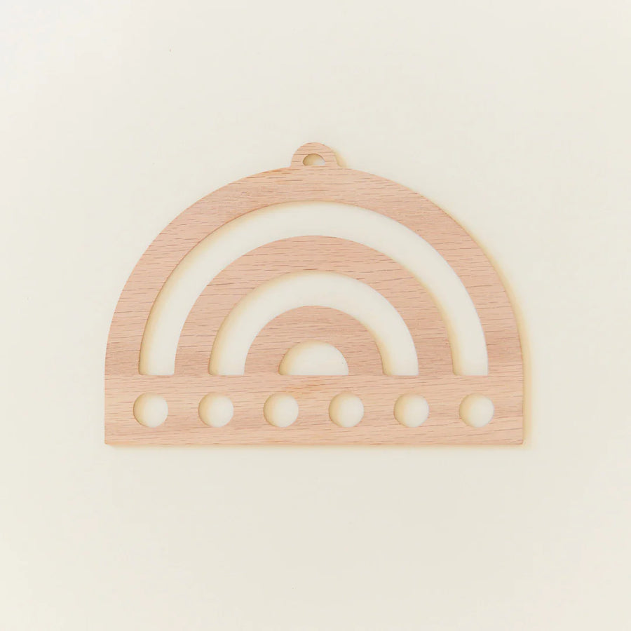 Wooden Rainbow Display For Playsilks