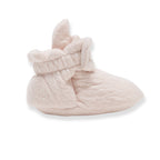 Quilted Organic Cotton Baby Booties - Ranunculus