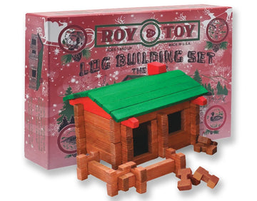 1930's Original Camp Building Set - Red Christmas