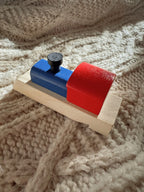 Train-Shaped Wooden Whistle