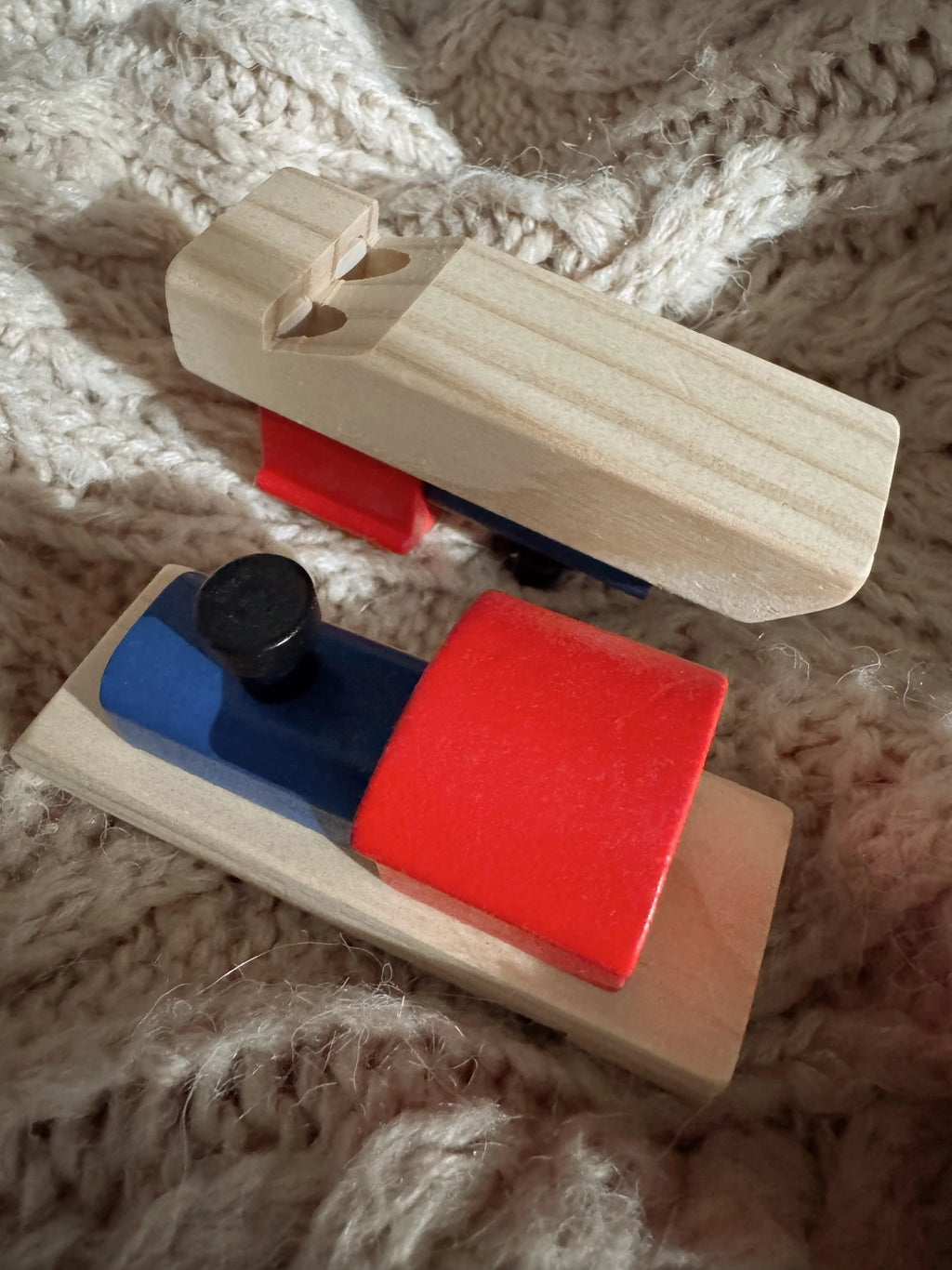 Train-Shaped Wooden Whistle