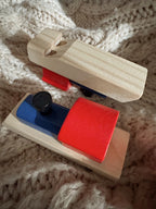 Train-Shaped Wooden Whistle