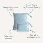 Happy Flowers Water Resistant Wet Bag (2 pack)
