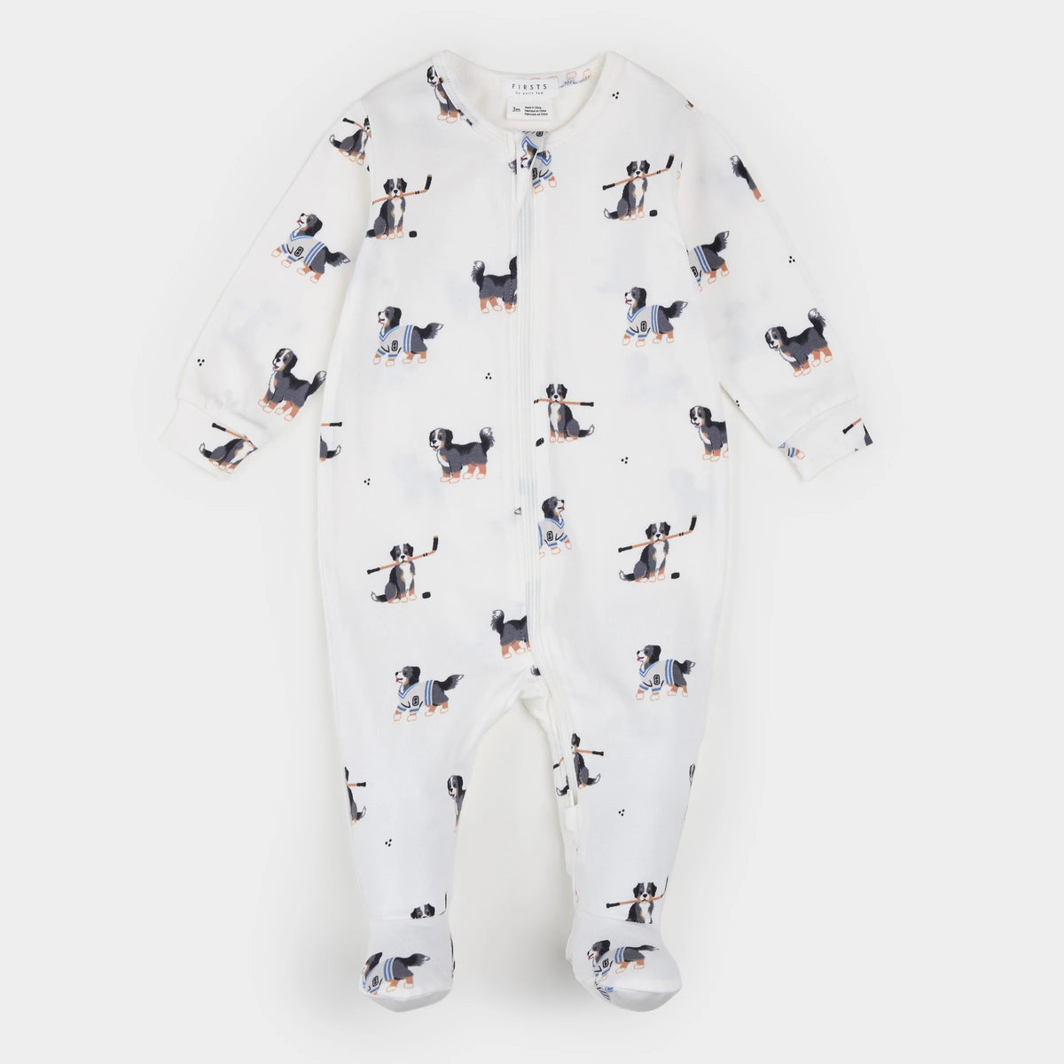 LunaKnit Rink Rover Zipper Footie