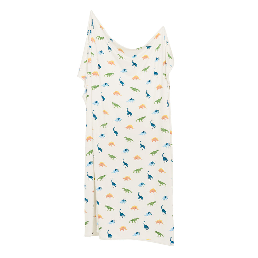 Ecru Roar Bamboo Swaddle Blanket