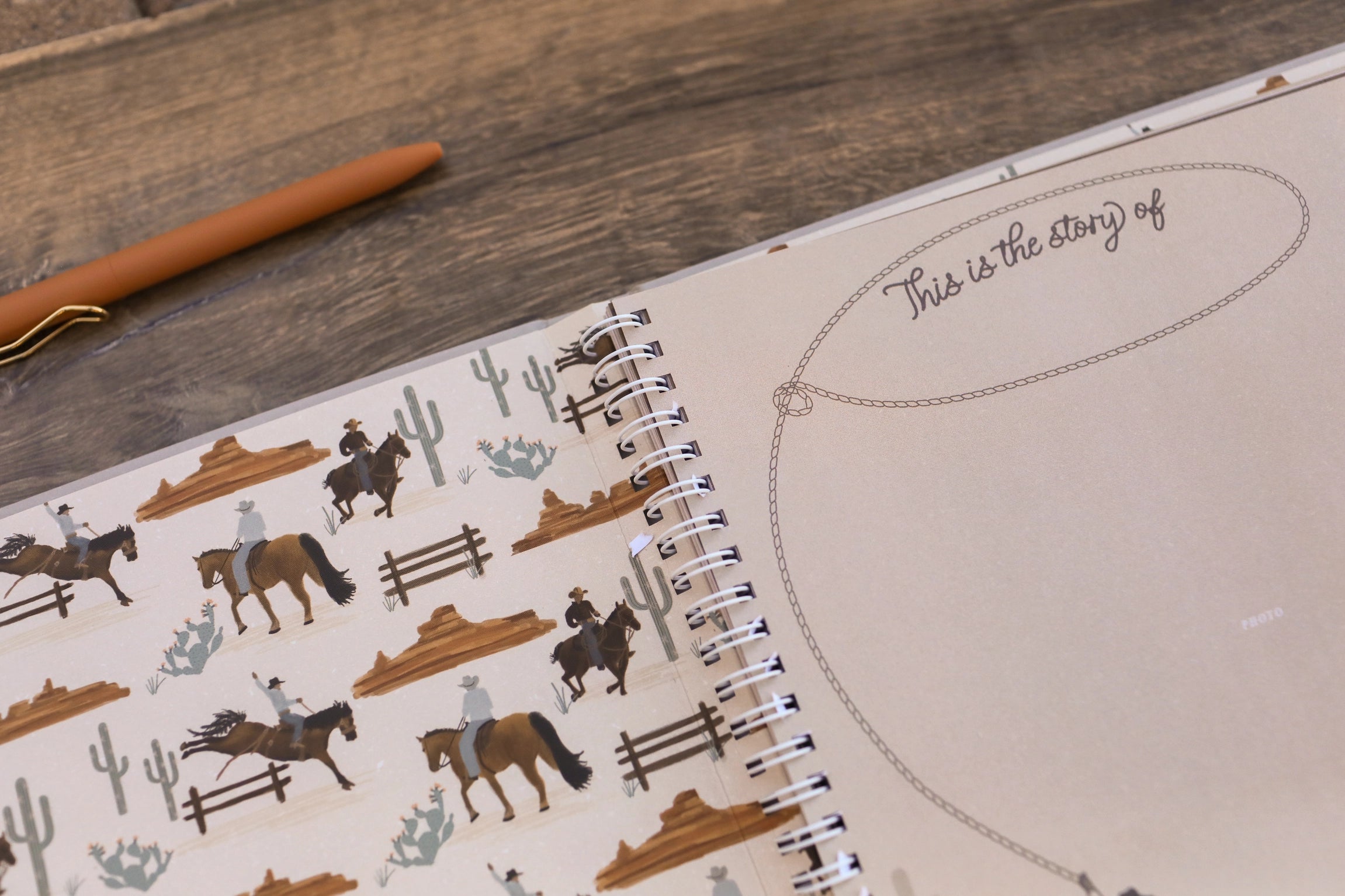 My First Rodeo Baby Memory Book