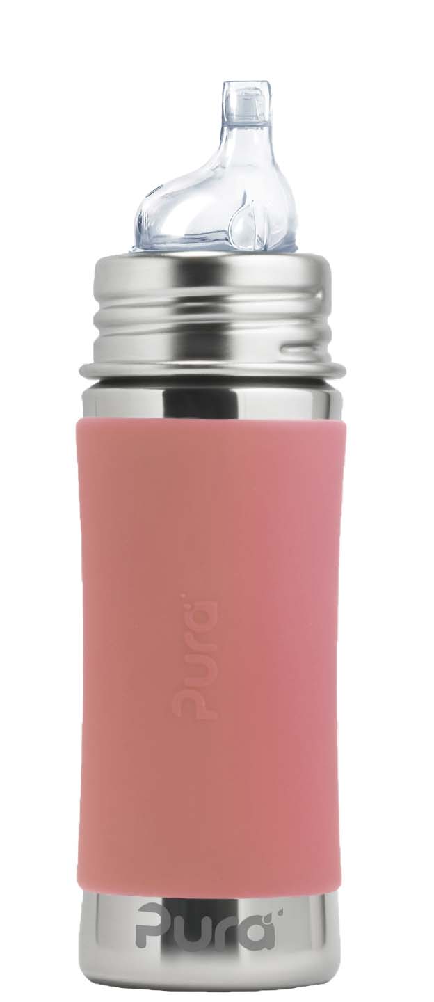 11 oz. Stainless Sippy with Silicone Sleeve