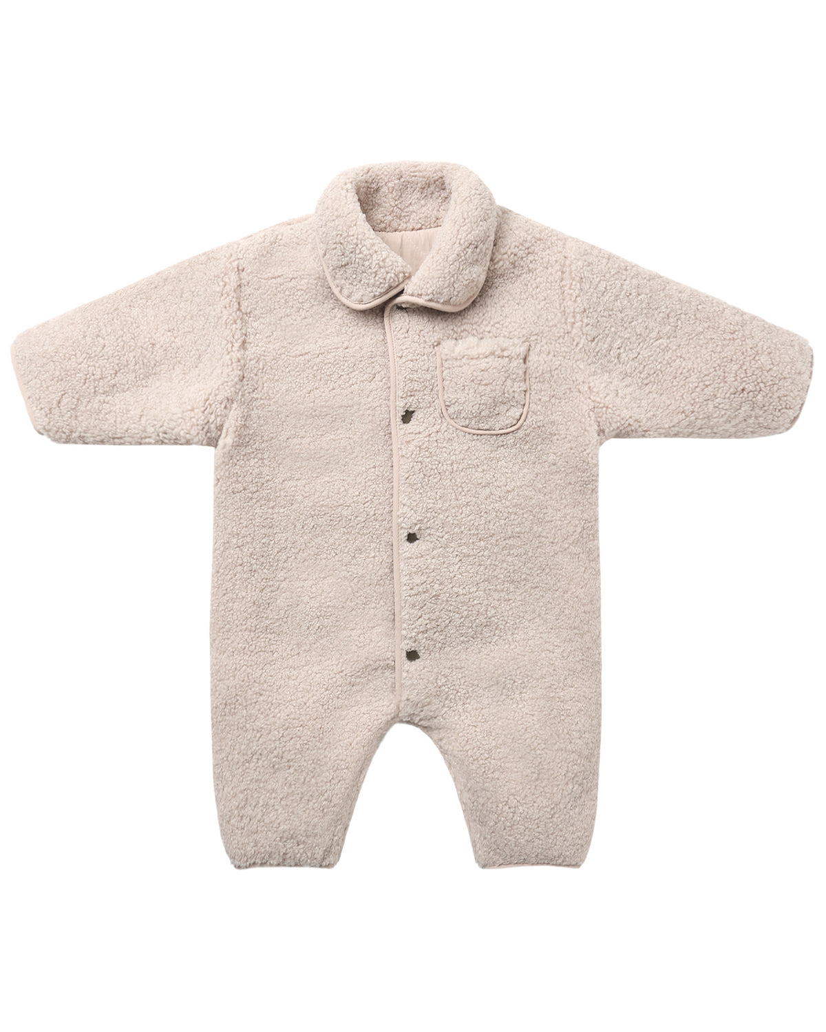 Rose Water Shearling Jumpsuit