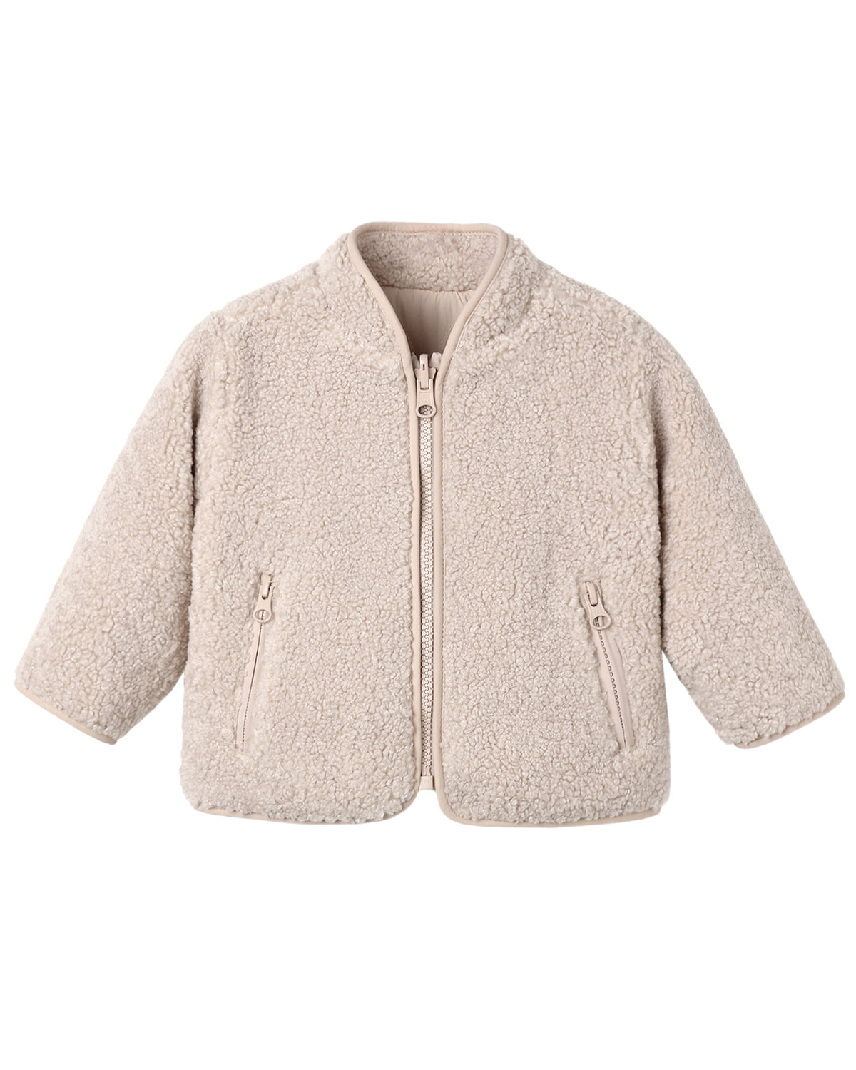 Rose Water Shearling Jacket