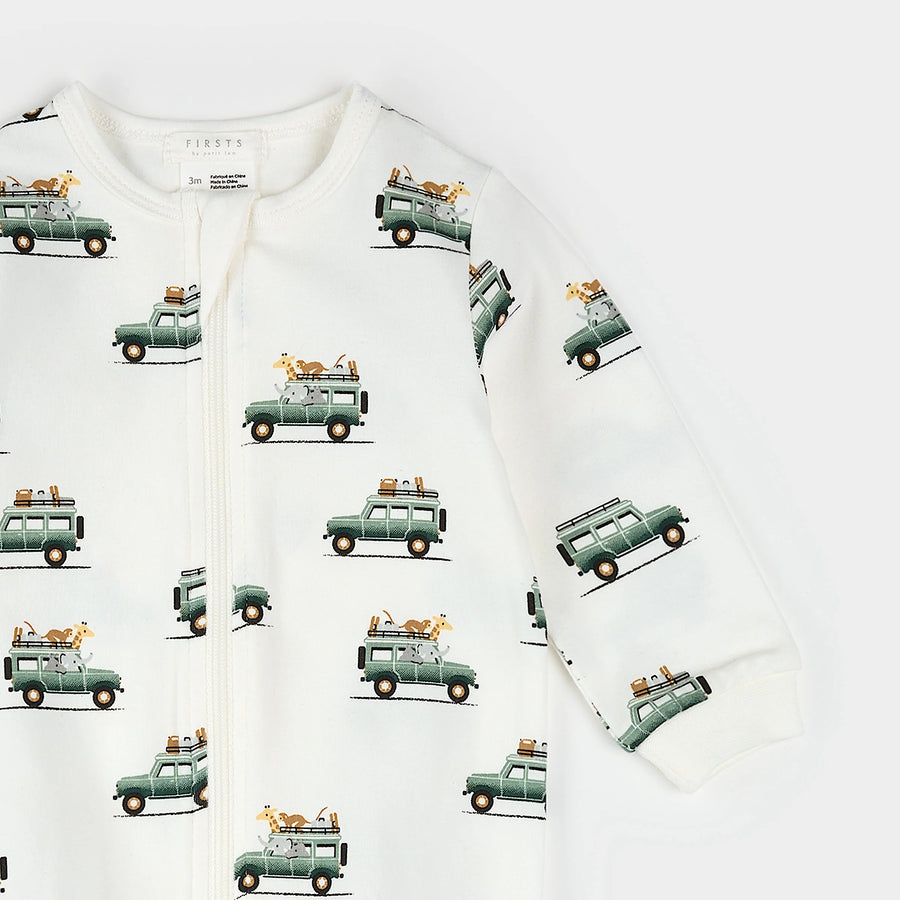 Safari SUV Zipper Footie